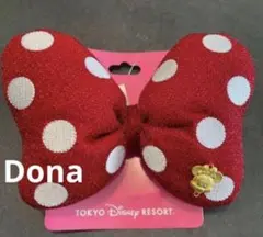 ディズニー ミニー リボン ヘアゴム ドット　大