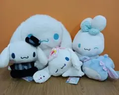 ほぼタグ付き シナモロール ぬいぐるみ まとめ売り 5点 ※ばら売り不可