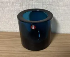 イッタラ　KIVI　キャンドルホルダー　ブルー　ミニキャンドル付き