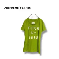 【アバクロンビーアンドフィッチ】Tシャツ　半袖　カットソー　黄緑　M