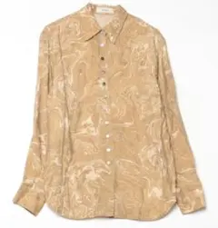 6 roku マーブルシャツ 6(ROKU)＞SUKE MARBLE PRINT SHIRT/シャツ 38 - メルカリ
