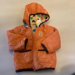 ミキハウス　ホットビスケッツ　ビーンズくん　リバーシブル　ジャンパー　80