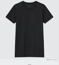 エアリズムメッシュクルーネック　黒　2枚セット