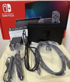 り*K様 おまけ付き　Nintendo Switch 新型　グレー　付属品完備