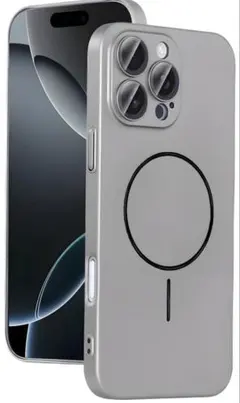 iphone14pro. MagSafe カバー　グレー