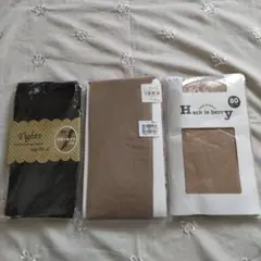 タイツ（3足）まとめ売り、厚手