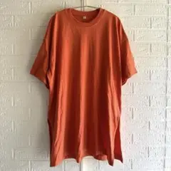 ユニクロ【XL】レディース 大きいサイズ ビッグシルエット綿100／半袖Tシャツ