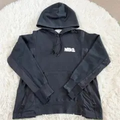 sacai × NIKE スウェット プルパーカー 異素材切替 ブラック