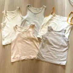 子供肌着　タンクトップ 80cm 5枚セット