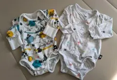 MOOMINロンパース2点セット 50/56・56/62