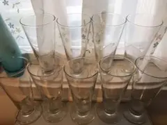 ビール、ワイン、カクテル、パフェ、多目的グラス9セット