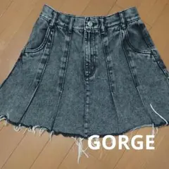 GORGE ゴージ デニムミニスカート フリーサイズのサムネイル