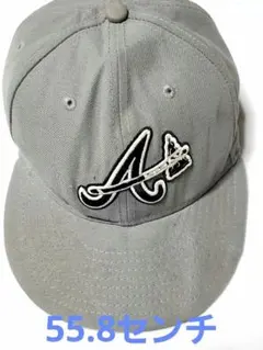 ニューエラ　59　fifty アトランタブレーブス　古着 55.8cm　US古着