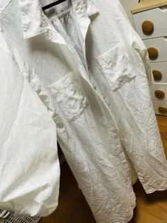ARROWアロー❤️未使用自宅保管❤️ロングシャツワンピース❤️2way❤️バルーン袖❤️のサムネイル