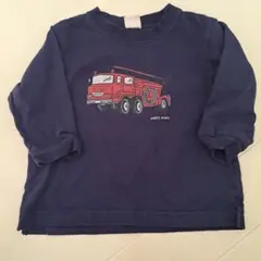 petit main 消防車プリント Tシャツ 80サイズ