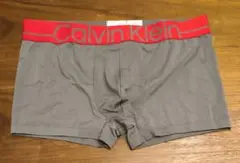 カルバンクライン　新品　メンズ　ボクサーパンツ(レッド/グレーS)