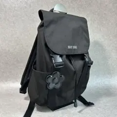 美品✨MARY QUANT マリクワ チアフルデイジー リュック A4対応 黒のサムネイル