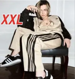 adidas 藤井風さん着用 ルーズメッシュトラックトップ XXLサイズ