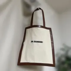 JIL SANDER+ トートバッグ アイボリー/ブラウンのサムネイル