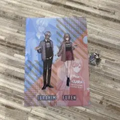 くら寿司 にじさんじ　コラボ クリアファイルと缶バッジ