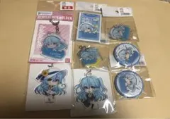 ホロライブ　雪花ラミィ　アクリルキーホルダー　バッジ　グッズ　セット