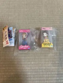 ディズニー Qposket ミニチュアコレクション　ベル　アナ