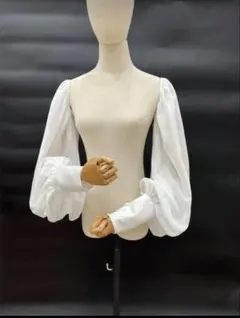 パフスリーブ　ウエディング　付け袖