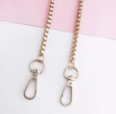 チェーンストラップ スマホ ショルダー ストラップ　14号　ゴールド