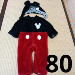ベルメゾン　ディズニー　ミッキーマウス　ロンパース☆サイズ80