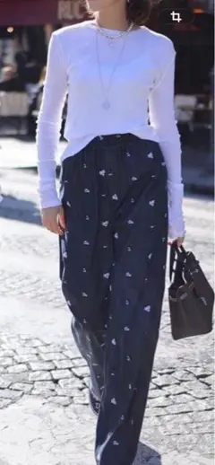 Gypsohila Garden Relaxy Pants ネイビー34 - メルカリ
