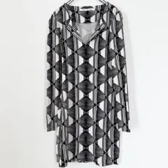 美品✨ダイアン・フォン・ファステンバーグ シルクチュニックワンピース 0サイズ