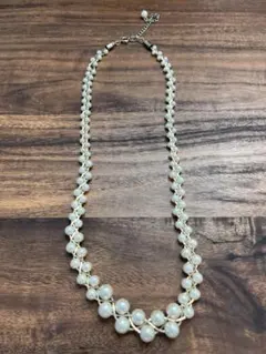 ビンテージ　ネックレス　パール