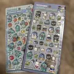 HANGYODON HAPIDANBUI ボンボンドロップシール 2枚セット