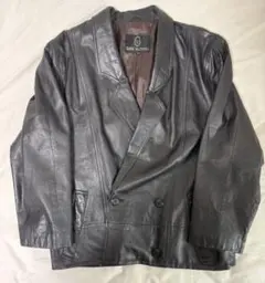 【GIANNI VALENTNO】Gジャン型 刻印 短丈 牛革 レザージャケット GIANNI VALENTNO】Gジャン型 刻印 短丈 牛革 レザージャケット