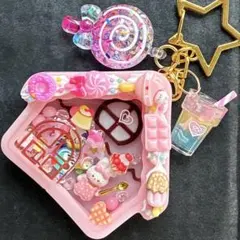 ♡お菓子のおうちのシェイカーキーホルダー♡