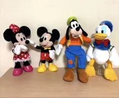 ミッキー・ミニー・グーフィー・ドナルド ぬいぐるみセット