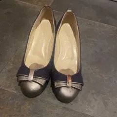 DIANA ウェッジヒールパンプス WELL FIT 24.5