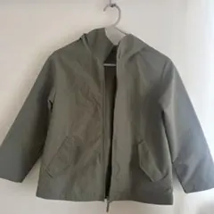 UNIQLO フード付きジャケット 140 カーキ