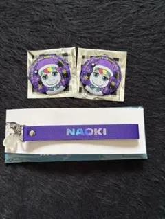 三代目小林直己刺繍缶バッジ×2 ネームタグ