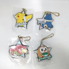 一番くじ　ポケモン　G賞　 ラバーチャーム　4種セット