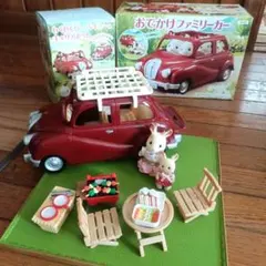 シルバニアファミリー おでかけファミリーカーわくわくバーベキュー＆キャリアセット