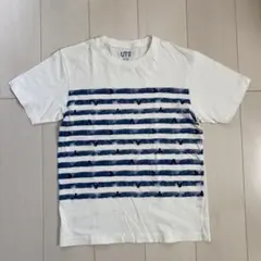 《UT》メンズ　ユニクロ Tシャツ ミッキー　ディズニー　ボーダー　マリン　S