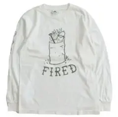 【OUR LIFE／FIRED】 ロンT S ホワイト 白Tのサムネイル