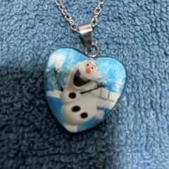 Disney・アナと雪の女性オラフのネックレス
