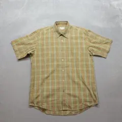 BURBERRY 美品 A0954 半袖 ワイシャツ カーキのサムネイル