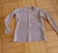 chez toi ベージュモヘアニット