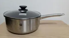 Zwilling 両手鍋 Φ約25cm ステンレス ガラス蓋 ツヴィリング - メルカリ