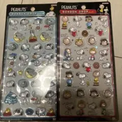 PEANUTS BONBON DROP シール2枚セット