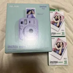新品未開封】instax mini13 パープル フィルム二箱セット - メルカリ