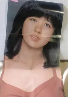 石野真子 ポスター 表裏(52cmx28cm)1978年(昭和レトロ）のサムネイル